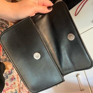 Brandy Melville Black Leather crossbody